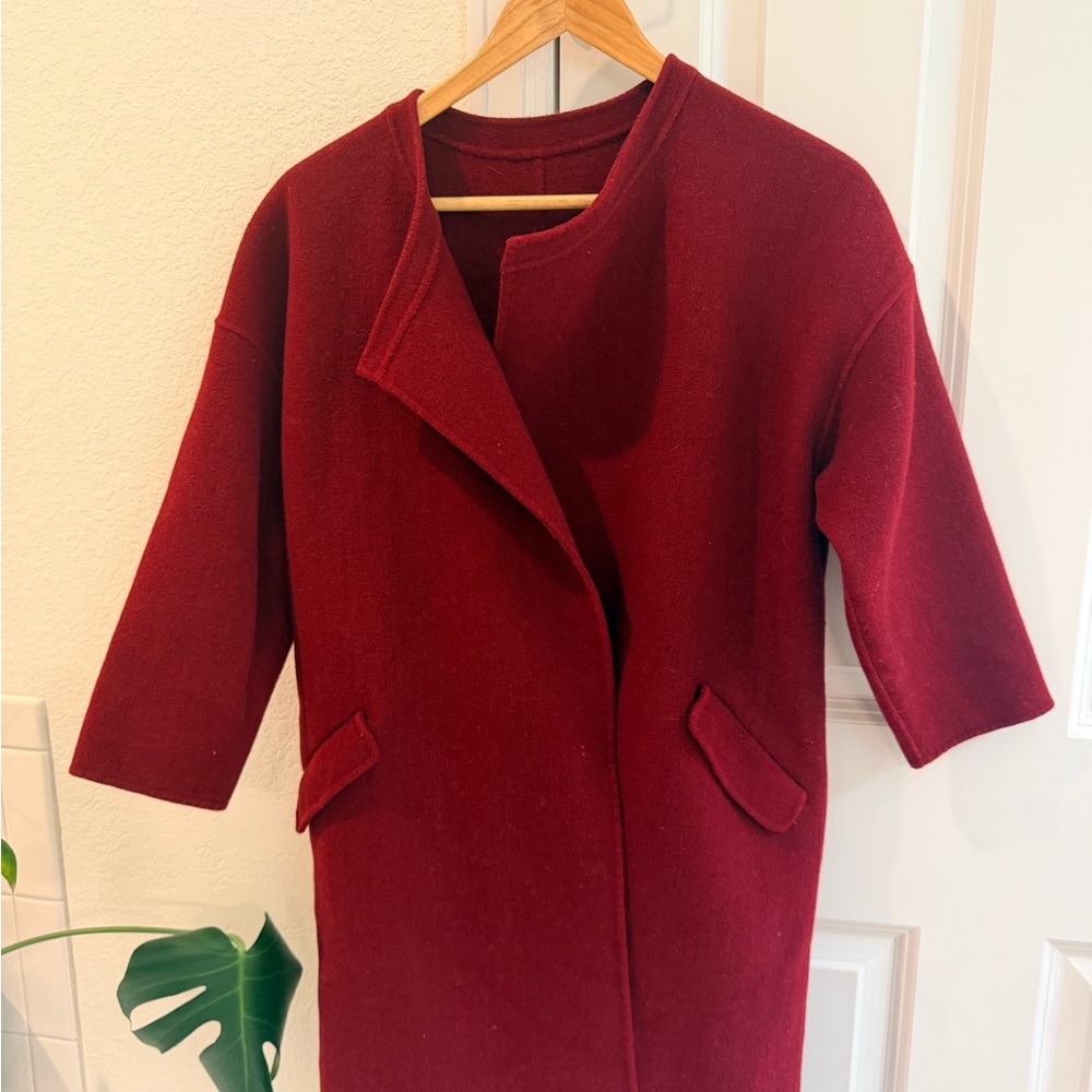 Burgundy Women's Coat